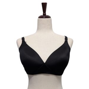 Motherhood Maternity Nursing Bra Black Wireless Size 34DDD